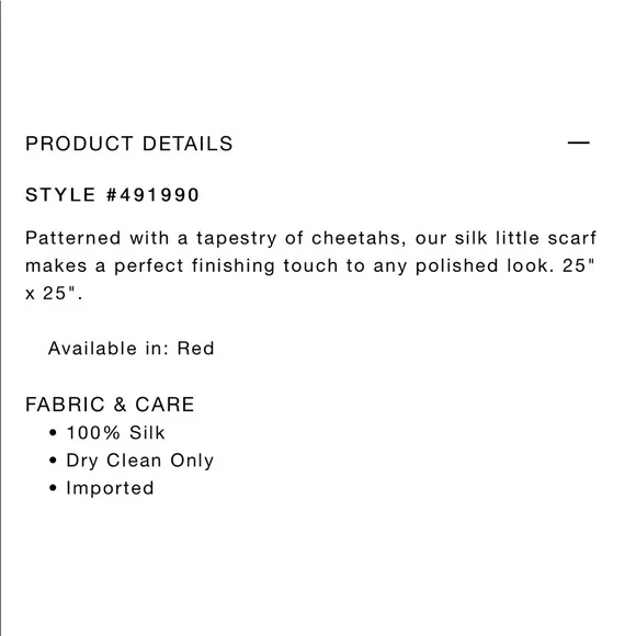 Ann Taylor Cheetah Silk Little Scarf - Picture 4 of 8